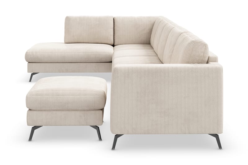 U-soffa Friday Lyx med Schäslong Vänster - Beige - Möbler - Soffa - U-soffa