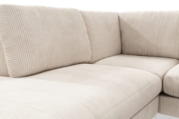 U-soffa Friday Lyx med Schäslong Vänster - Beige - Möbler - Soffa - U-soffa