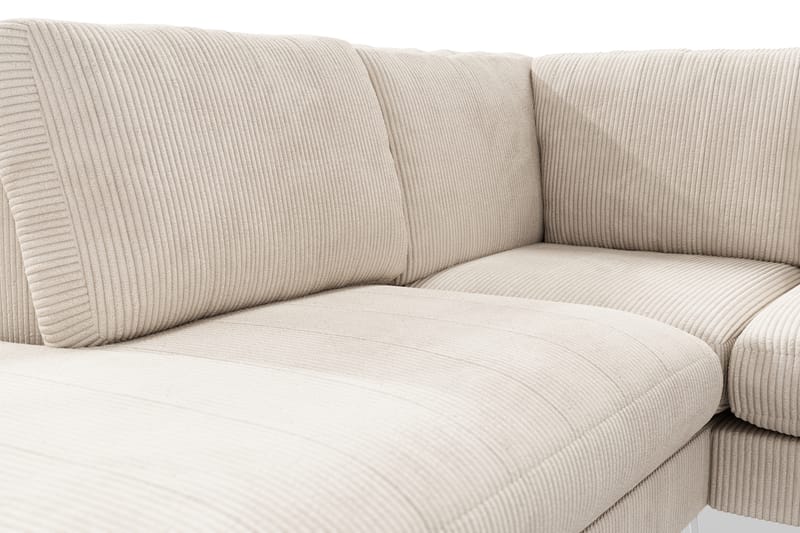 U-soffa Friday Lyx med Schäslong Vänster - Beige - Möbler - Soffa - U-soffa