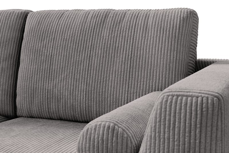 U-soffa Friday Lyx med Schäslong Vänster - Mörkgrå - Möbler - Soffa - U-soffa