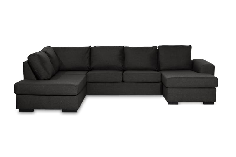 U-soffa Friday med Divan Höger - Svart - Möbler - Soffa - U-soffa