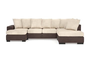 U-Soffa Friday Vänster Bonded Leather Vit - Möbler - Soffa - U-soffa