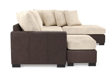 U-Soffa Friday Vänster Bonded Leather Vit - Möbler - Soffa - U-soffa