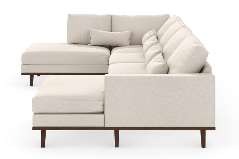 U-soffa Haga - Beige/Ek - Möbler - Soffa - U-soffa