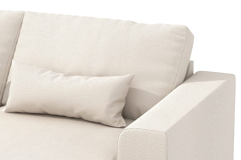 U-soffa Haga - Beige/Ek - 4 sits soffa med divan - U-soffa