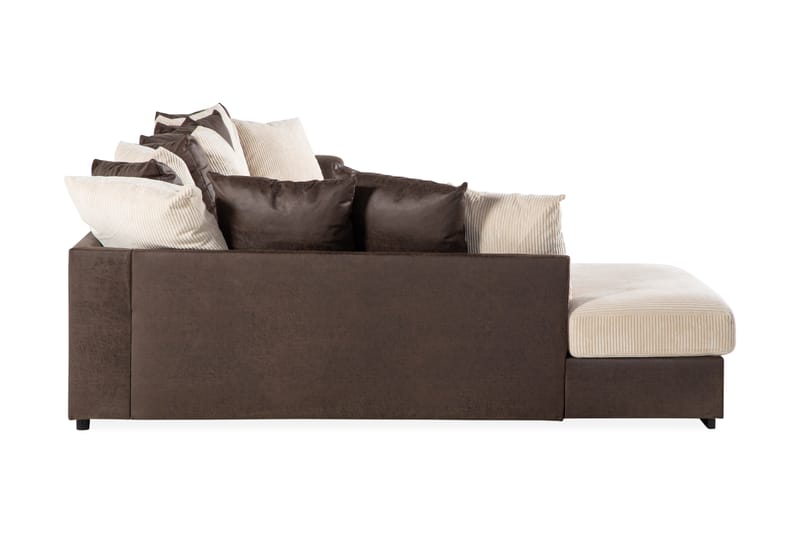 U-Soffa Havanna Divan Höger inkl Kuvertkuddar - 4 sits soffa med divan - U-soffa