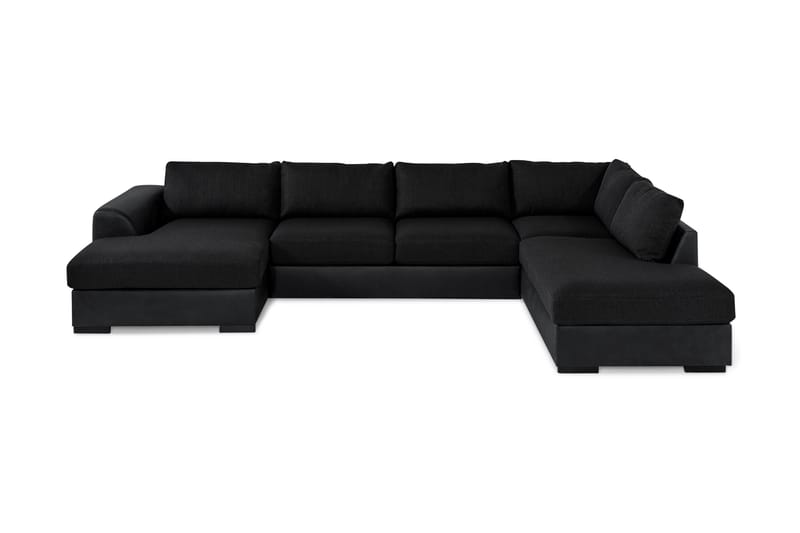 U-Soffa Havanna Divan Vänster - Svart - Möbler - Soffa - U-soffa