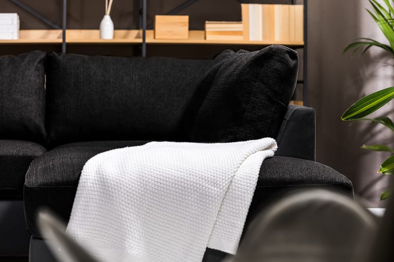 U-Soffa Havanna Divan Vänster - Svart - Möbler - Soffa - U-soffa