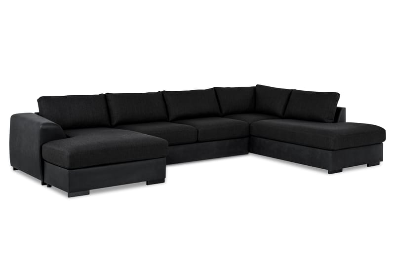 U-Soffa Havanna Divan Vänster - Svart - Möbler - Soffa - U-soffa