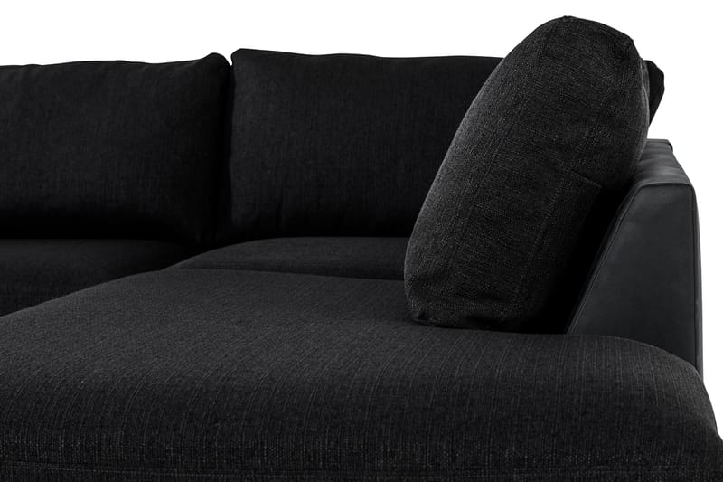 U-Soffa Havanna Divan Vänster - Svart - Möbler - Soffa - U-soffa