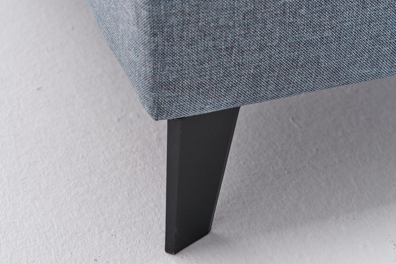 U-soffa Morille med Schäslong Vänster - Blå/Svart - Möbler - Soffa - U-soffa