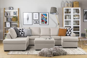 U-soffa Nevada XL Divan Höger - Beige - Möbler - Soffa - U-soffa