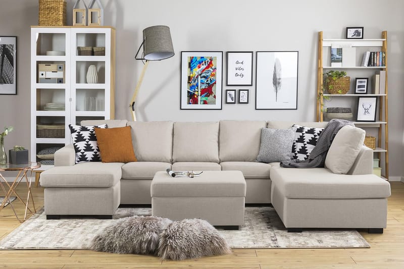 U-soffa Nevada XL Divan Vänster - Beige - Möbler - Soffa - U-soffa