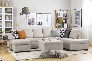 U-soffa Nevada XL Divan Vänster - Beige - Möbler - Soffa - U-soffa