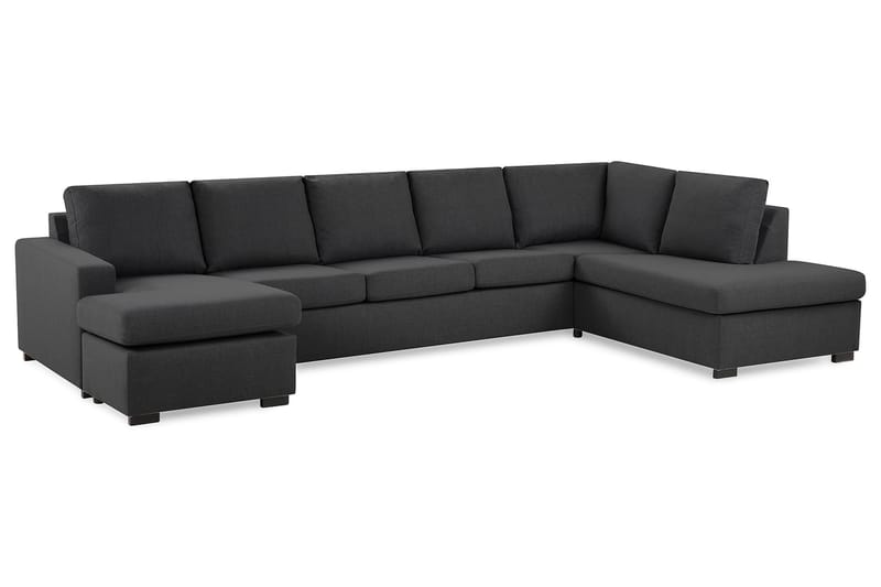 U-soffa Nevada XL Divan Vänster - Mörkgrå - Möbler - Soffa - U-soffa