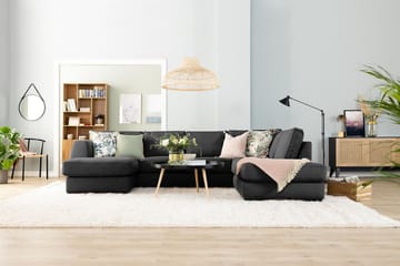 U-soffa Ontario Large med Divan Vänster - Mörkgrå - Möbler - Soffa - U-soffa