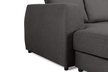 U-soffa Ontario Large med Divan Vänster - Mörkgrå - Möbler - Soffa - U-soffa