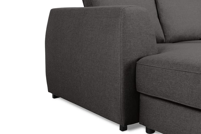 U-soffa Ontario Large med Divan Vänster - Mörkgrå - Möbler - Soffa - U-soffa