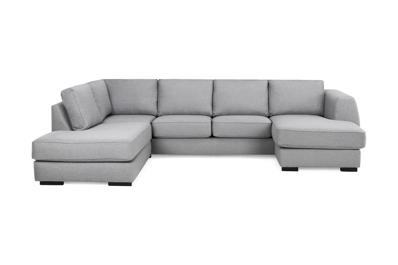 U-soffa Ontario med Divan Höger - Ljusgrå - Möbler - Soffa - U-soffa