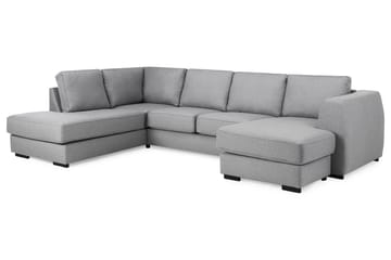 U-soffa Ontario med Divan Höger - Ljusgrå - Möbler - Soffa - U-soffa