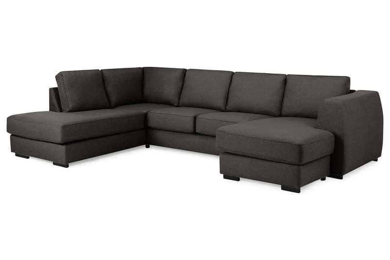 U-soffa Ontario med Divan Höger - Mörkgrå - Möbler - Soffa - U-soffa