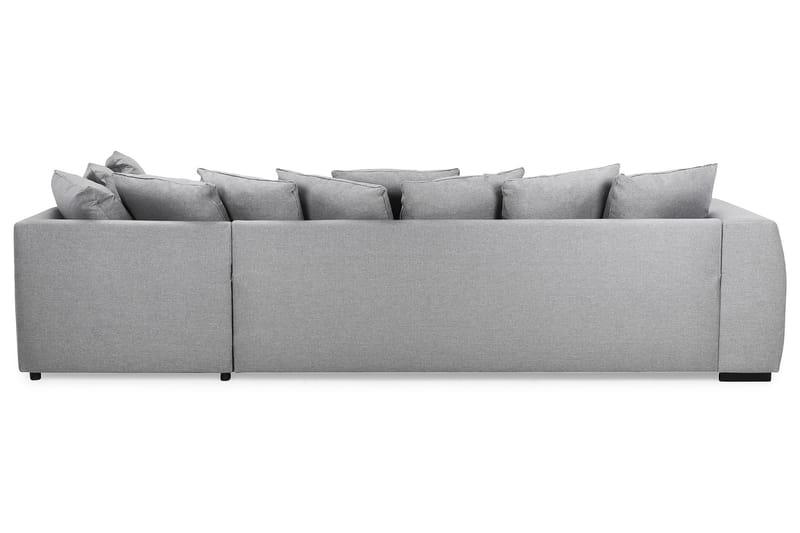 U-soffa Ontario med Divan Vänster inkl Kuvertkuddar - Ljusgrå - U-soffa