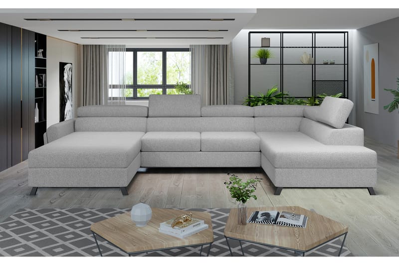 U-soffa Osettia med Divan Vänster - Beige - Möbler - Soffa - U-soffa