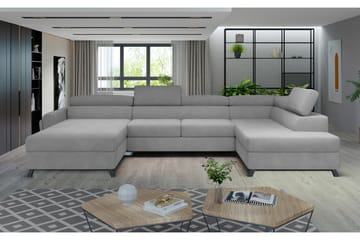 U-soffa Osettia med Divan Vänster - Grå - Möbler - Soffa - U-soffa