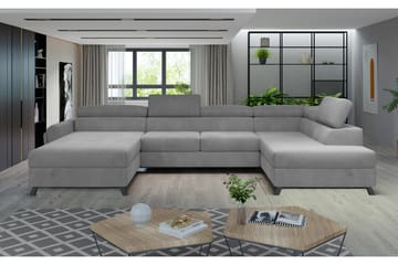 U-soffa Osettia med Divan Vänster - Grå - Möbler - Soffa - U-soffa