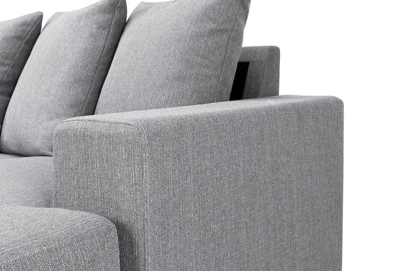 U-soffa Rodrigo Vänster Kuvertkuddar - Ljusgrå - Möbler - Soffa - U-soffa