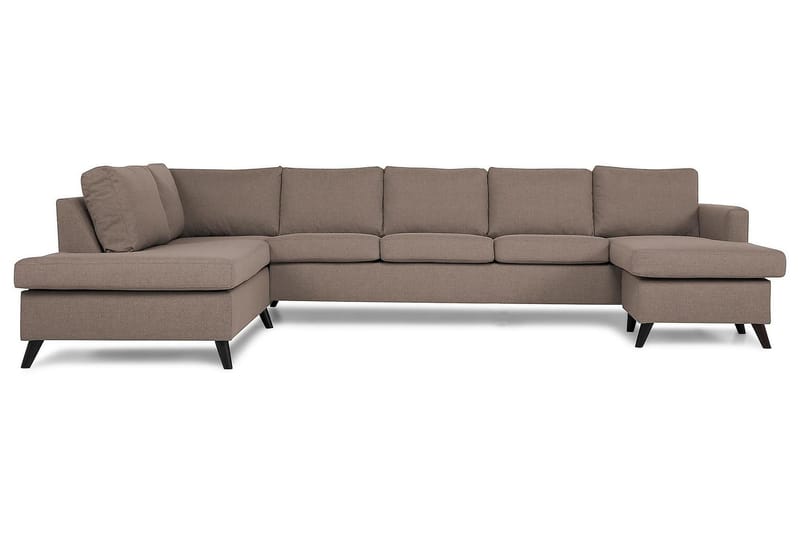 U-soffa Yen Large med Divan Höger - Beige - U-soffa