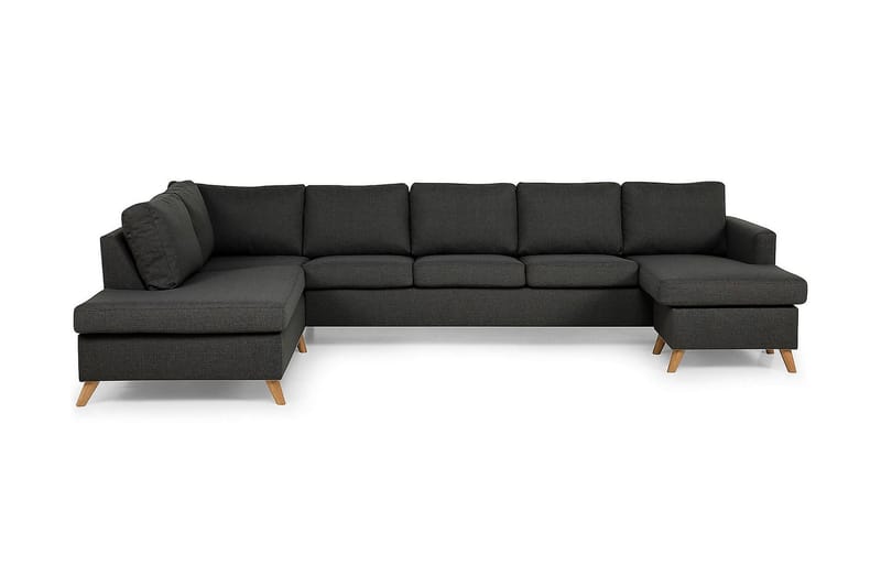 U-soffa Yen Large med Divan Höger - Mörkgrå - Möbler - Soffa - U-soffa