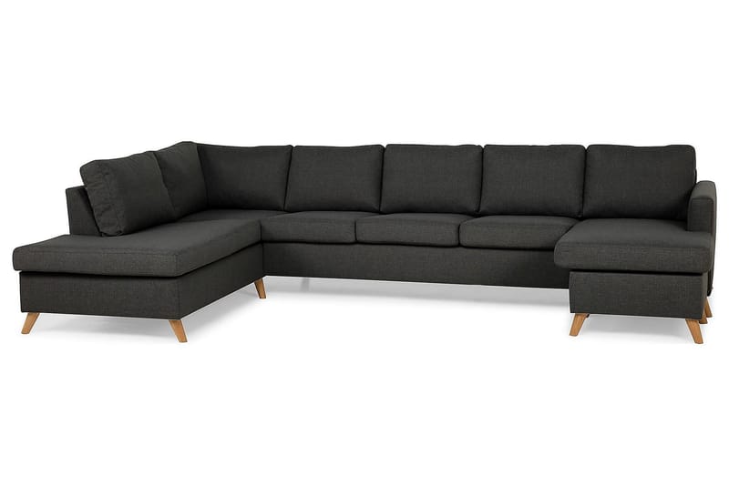 U-soffa Yen Large med Divan Höger - Mörkgrå - Möbler - Soffa - U-soffa