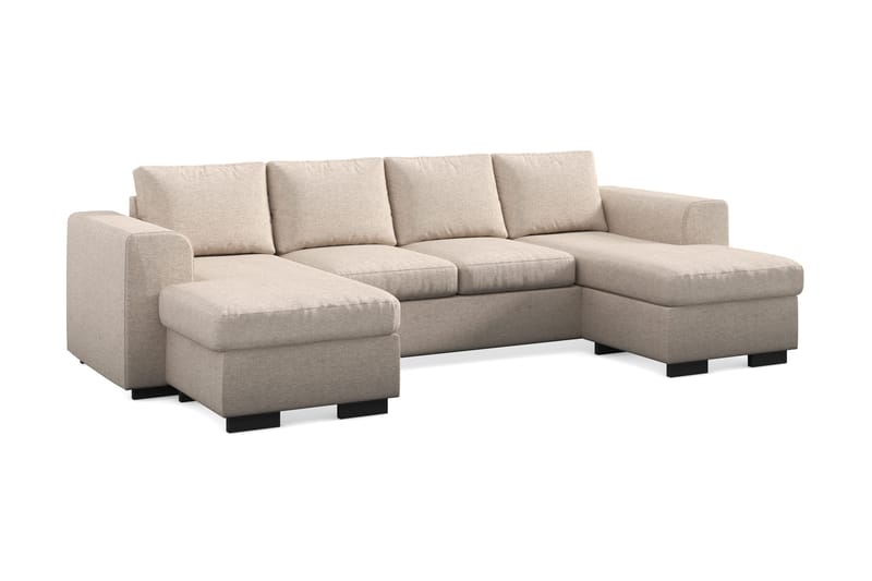 Vanlig Soffa med dubbeldivan Scandinavian Choice Link Dubbeldivansoffa 4-sits Beige - Möbler - Soffa - U-soffa