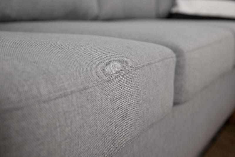 U-soffa Yen Large med Divan Vänster - Ljusgrå - U-soffa