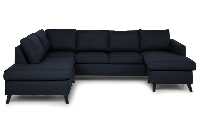 U-soffa Yen med Divan Höger - Blå - 4 sits soffa med divan - U-soffa