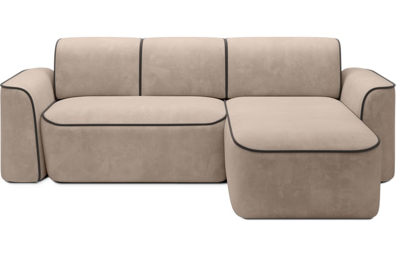 Ume 4-sits Soffa med Divan - Beige - Möbler - Soffa - Divansoffa & schäslongsoffa - 4 sits soffa med divan