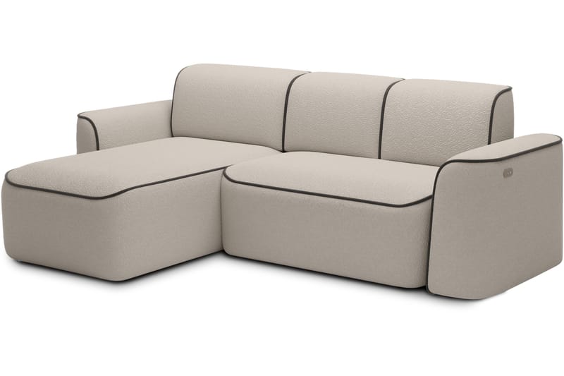 Ume 4-sits Soffa med Divan - Beige - Möbler - Soffa - Divansoffa & schäslongsoffa - 4 sits soffa med divan