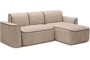 Ume 4-sits Soffa med Divan - Beige - Möbler - Soffa - Divansoffa & schäslongsoffa - 4 sits soffa med divan