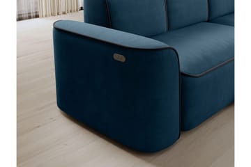 Ume 4-sits Soffa med Divan - Blå - Möbler - Soffa - Divansoffa & schäslongsoffa - 4 sits soffa med divan