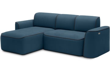 Ume 4-sits Soffa med Divan - Blå - Möbler - Soffa - Divansoffa & schäslongsoffa - 4 sits soffa med divan