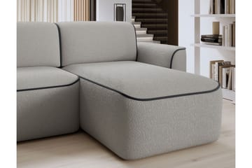 Ume 4-sits Soffa med Divan - Grå - Möbler - Soffa - Divansoffa & schäslongsoffa - 4 sits soffa med divan