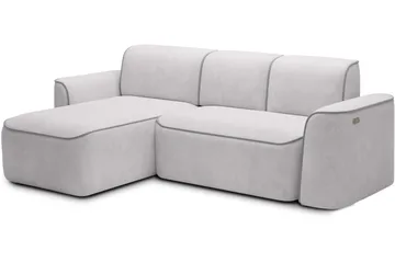 Ume 4-sits Soffa med Divan - Grå - Möbler - Soffa - Divansoffa & schäslongsoffa - 4 sits soffa med divan