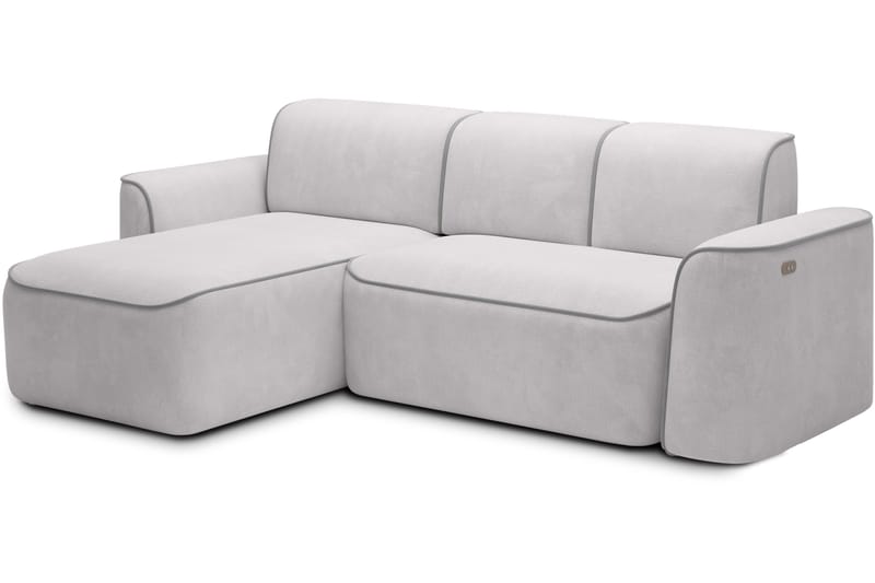 Ume 4-sits Soffa med Divan - Grå - Möbler - Soffa - Divansoffa & schäslongsoffa - 4 sits soffa med divan