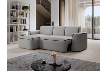 Ume 4-sits Soffa med Divan - Grå - Möbler - Soffa - Divansoffa & schäslongsoffa - 4 sits soffa med divan