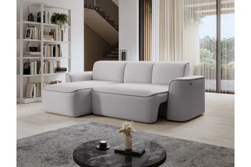 Ume 4-sits Soffa med Divan - Grå - Möbler - Soffa - Divansoffa & schäslongsoffa - 4 sits soffa med divan