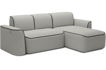 Ume 4-sits Soffa med Divan - Grå - Möbler - Soffa - Divansoffa & schäslongsoffa - 4 sits soffa med divan