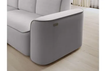 Ume 4-sits Soffa med Divan - Grå - Möbler - Soffa - Divansoffa & schäslongsoffa - 4 sits soffa med divan