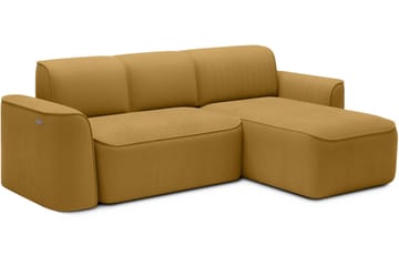 Ume 4-sits Soffa med Divan - Gul - Möbler - Soffa - Divansoffa & schäslongsoffa - 4 sits soffa med divan