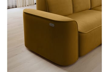Ume 4-sits Soffa med Divan - Gul - Möbler - Soffa - Divansoffa & schäslongsoffa - 4 sits soffa med divan